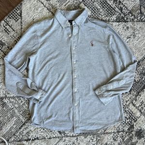 Polo Ralph Lauren Knit Oxford XL gray